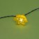 Garland “thread” 4.5 m with nozzles “lilies”, dark thread, 30 LED, white glow, 2 modes, solar battery