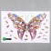 Stick plastic interior color puzzle "Butterfly" 30x45 cm