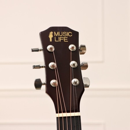 Acoustic guitar Music Life QD-H40Q-HW, purple-1