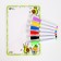 Set for creativity "tablet for drawing. Fruits"