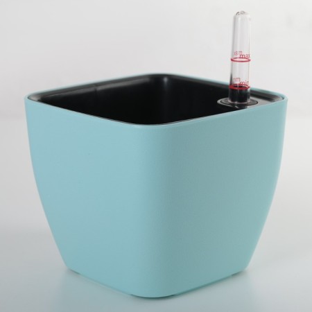 Kashpo for flowers with an auto -watering unicum, plastic, 1.1 l, color mix-5