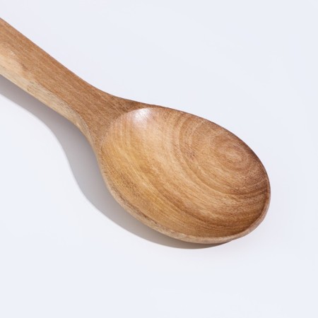 Spoon-grap, walnut with a straight handle 37x8.5 cm-3