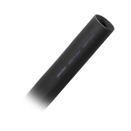 The heat-assigned tube Smartbuy, 25/12.5, black, 1 m, SBE-HST-25-B
