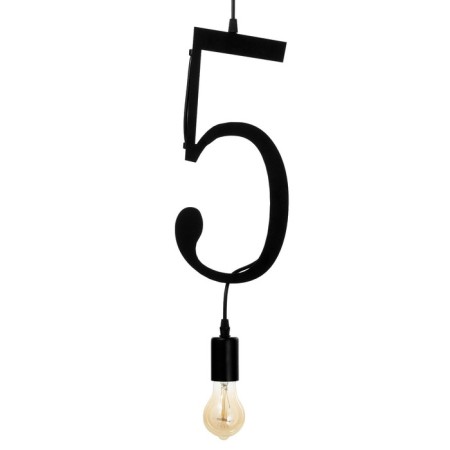 Bayerlux lamp "Figure 5" E27 40W black 35x17 cm-4