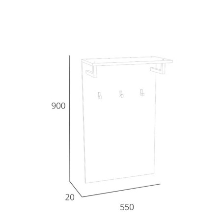 Folk hanger, 550x280x900, arc brigade sand-1