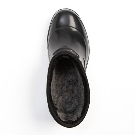Garden galoshes with insulation, size 36, black, PVC-3
