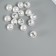 Busina for creativity plastic "Pearls - love set 15 pcs d = 1.2 cm