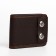 Male purse on magnets, brown color