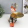 Souvenir Polystone stand "Baby in a costume costume" Gray 28x26x20 cm