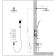 The shower system TIMO Tetra-Thermo SX-0199/03SM, built-in, tropical shower, watering can, black