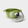 Trendy Style, 2 liter pan, glass cover, anti -stick coating, green color