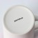 Porcelain share mug "Friday", 380 ml, white color
