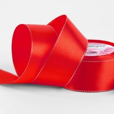 A satin ribbon 