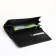 Women's wallet on a magnet, black color