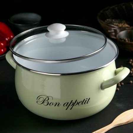 Lime Poster, 5.7 l, glass cover, induction, color light green-1