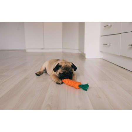 Cable toy "carrots", up to 18 cm, up to 50 g, orange/green-3