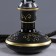 Hookah assembly for smoking the Koeri set, 33 cm, 2 tubes, black