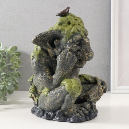 Figure "Stone troll Roden" 22 x 17 x 16 cm.-2