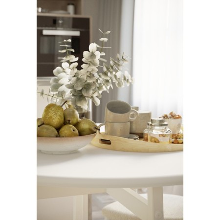 Dining table "Medison", 800 × 800 × 720 mm, support metal, white color-4