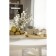 Dining table "Medison", 800 × 800 × 720 mm, support metal, white color