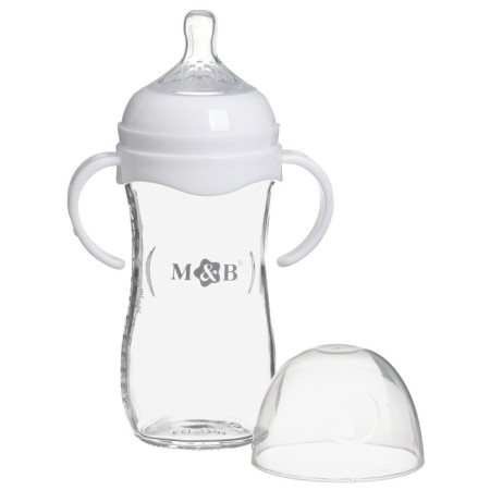 Finding bottle Ø50 shg 240 ml., Glass, white color-1
