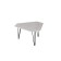 Journal table "Tet 450", 860 × 750 × 450 mm, color white concrete