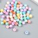 Beads for creativity plastic "Divorces" Color set 20 grams 0.8x0.8x0.8 cm