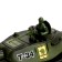 T34 vs Tiger tank battle, radio control, 2 tanks, light and sound