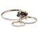Lentes Caus -3XLED 152W gold 76x60x23 cm Bayerlux