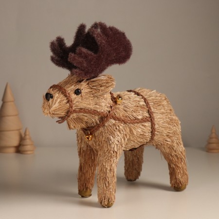 Decor "Elk in the harness" 23x9x22.5 cm-3