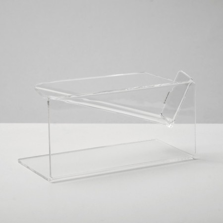 Stead for business cards "Corner", 10.5 × 5 × 4 cm, 2 mm plexiglass, in a protective film-3