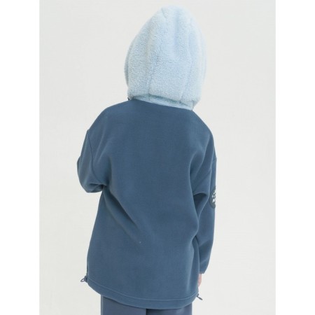 Jacket for girls, height 104 cm, dark gray color-4