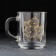 Glass mug "Tenderness", 200 ml