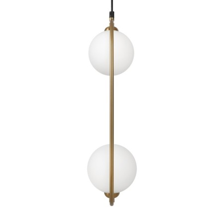 Suspension lamp Maytoni Mod013PL-02BS1, 2XG9, 25W, 17x12x204 cm, brass color-5