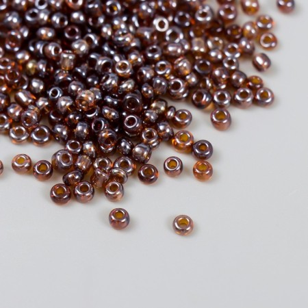 Beads "Zlatka" 08/0, 3 mm, 10 g 0102C Amber