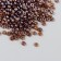 Beads "Zlatka" 08/0, 3 mm, 10 g 0102C Amber