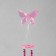 Wind Music Plastic "Butterfly with Flower" mix 4 tubes 40 cm