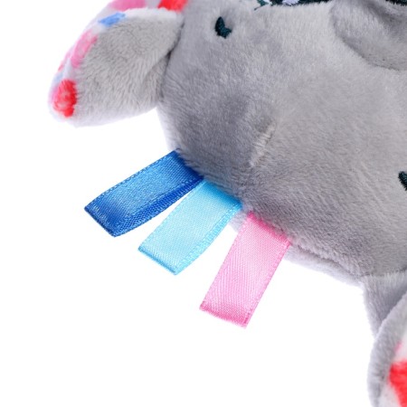 Soft toy - Comforter "Elephant", Gray-3