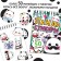 Gift set of books 4 in 1 "Anime-Box": engravings + stickers + keychain + icon