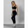 Sports suit female, size 42, black color