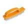 Metal tundra metal brush, plastic handle, 4-row