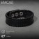 Bracelet Skin "minimal" contour, color black, 23 cm