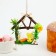 Decorative Easter suspension "Bunny in the house" 4 × 14 × 15.5 cm