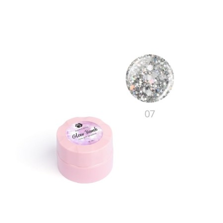 AdricoCo Glow Bomb, No. 07 holographic rain, 5 ml