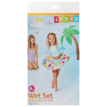 Circle for swimming "Bright", D = 61 cm, from 6-10 years old, color mix, 59241NP intex-10