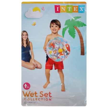 Beach Ball "Patterns", D = 51 cm, from 3 years old, Mix color, 59040np intex-3