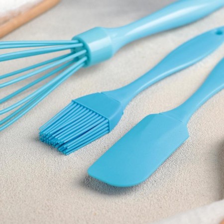 Set for baking the share "Summer", 3 objects: spatula, brush, corolla, color mix-1