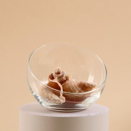 VAZA "Anabel" Ball with a braid of D-12CM; H-9.5cm, 0.8l transparent-1