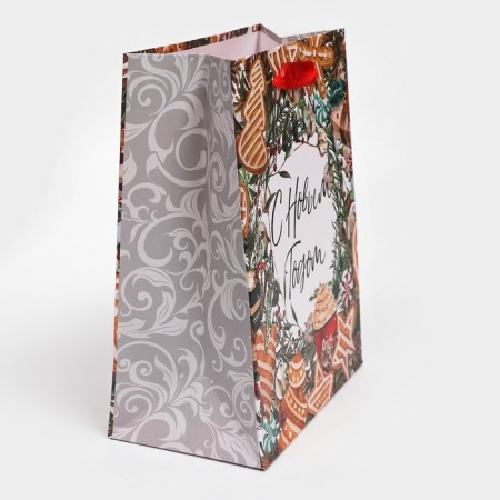 Gift, laminated package, "Happy New Year!", 18 x 23 x 10 cm-2