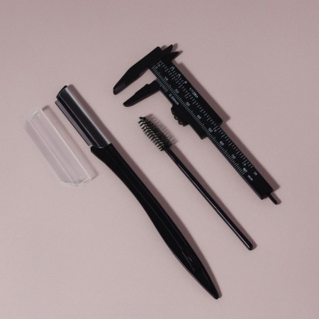 Set for eyebrow correction, 3 items, black color-1